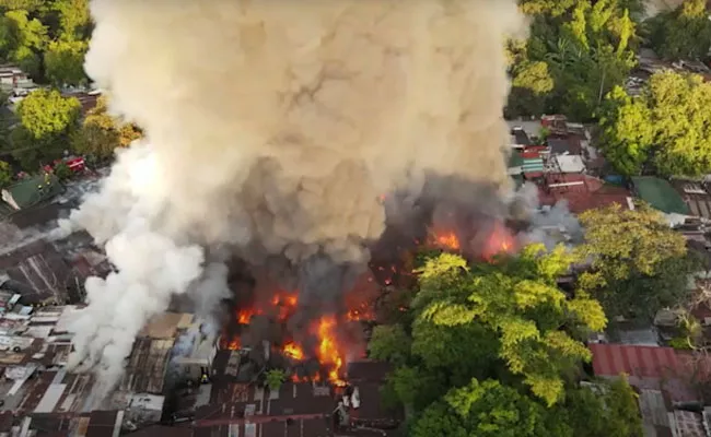 Philippines Housing Fire Accident Several Dead And Injured - Sakshi