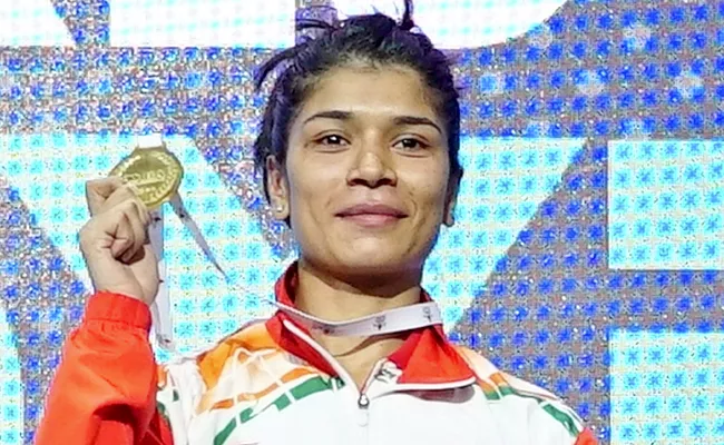 Nikhat Zareen Wons World Boxing Championship At Turkey - Sakshi