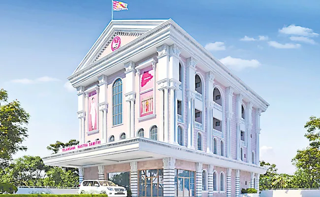 TRS Bhavan Construction Work Begins In Delhi - Sakshi