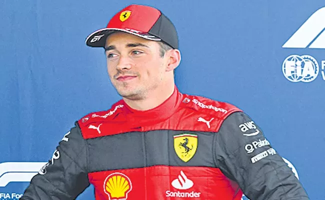 Ferari Driver Charles Leclerc Gets Pole Position Spanish Granprix - Sakshi