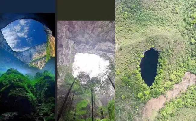 Giant Karst Sinkhole Discovered In South China - Sakshi