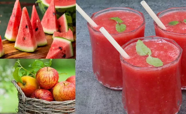 Summer Drinks: Watermelon Apple Juice Recipe And Health Benefits - Sakshi