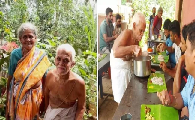 Elderly Couple Serves Unlimited Food For Rs 50 - Sakshi