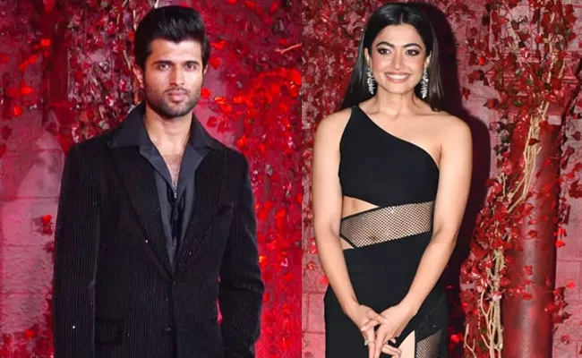 Rashmika Mandanna, Vijay Devarakonda Attends Karan Johar Birthday Party - Sakshi