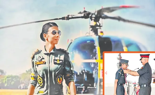 Abhilasha Barak: Indian Army first woman combat pilot - Sakshi