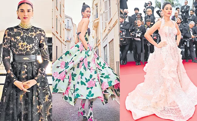 Fashion: Indian Women Celebrities Beautiful Look In Cannes 2022 - Sakshi