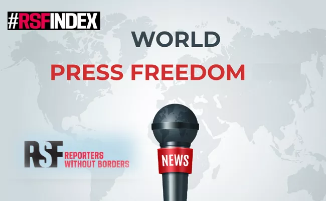 India Global Press Freedom Ranking Fall to 150 From 142: Reporters Without Borders - Sakshi