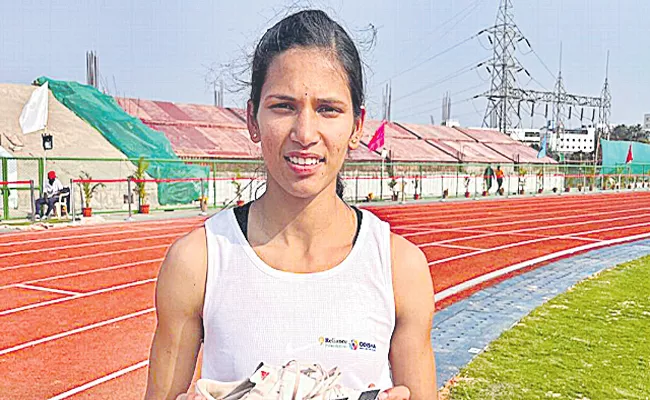 Jyothi Yarraji won the women 100m hurdles silver in the IFAM Oordegem 2022 athletics meet - Sakshi