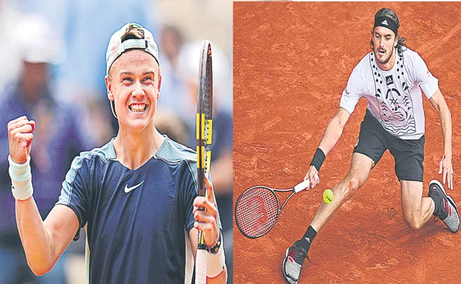 French Open: Stefanos Tsitsipas knocked out by Danish teenager Holger rune - Sakshi