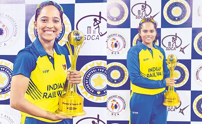 Senior Womens T20 trophy: Railways beats Maharashtra to win 10th title - Sakshi