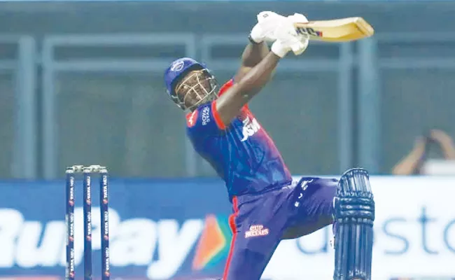 IPL 2022 DC Vs SRH: Rovman Powell Hopes Breaking 117m Six Record - Sakshi