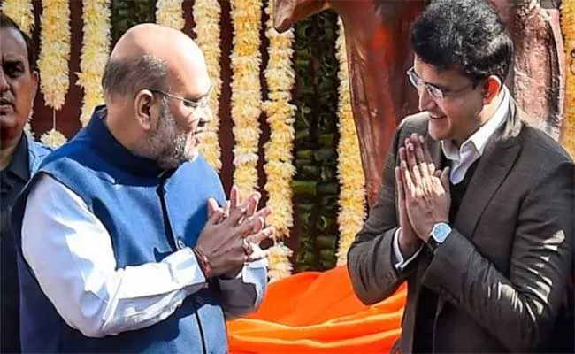 Is Sourav Ganguly Joining BJP.. Amit Shah To Meet BCCI President In Kolkata - Sakshi