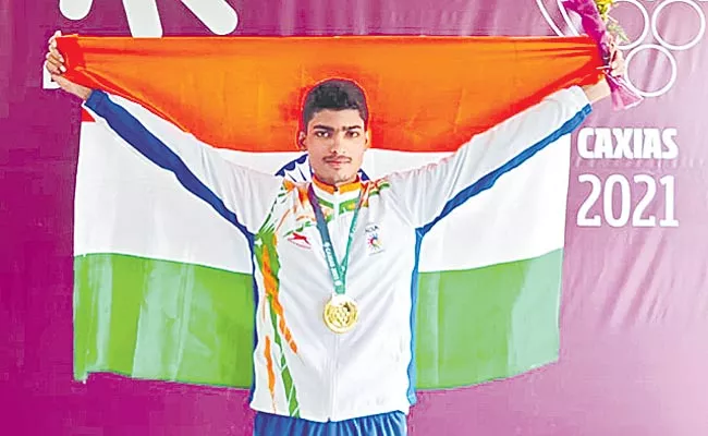 Abhinav Deshwal Win Mens 10m Air Pistol Gold At Deaflympics 2022 - Sakshi