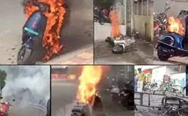 EV Scooter Fire Accident Probe Key Factors Revealed - Sakshi