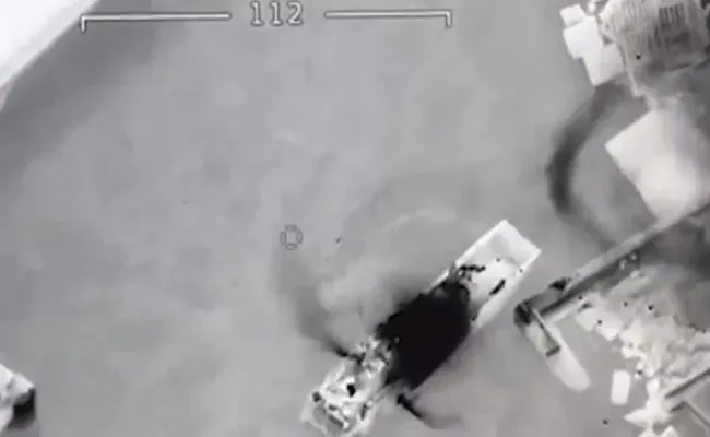 Video: Ukrainia Drones Destroy Russian Warship Snake Island Black Sea - Sakshi