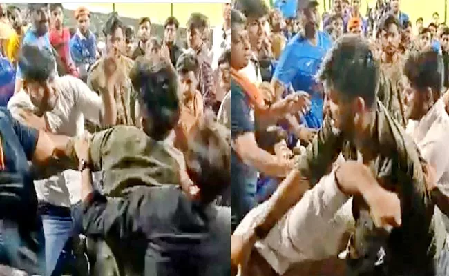 Watch Ugly Brawl Between Fans During IND vs SA 1st T20 Goes Viral - Sakshi