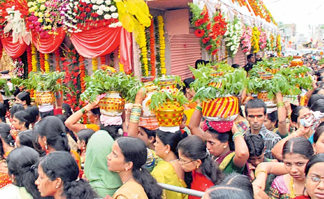 Telangana: Bonalu Celebrations To Begin Hyderabad - Sakshi