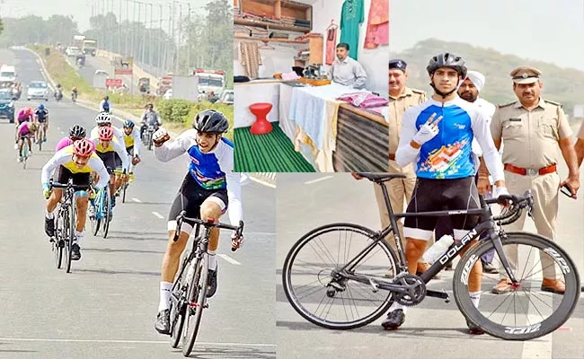 Khelo India: Adil Altaf Tailor Son Win Jammu And Kashmir 1st Cycling Gold - Sakshi