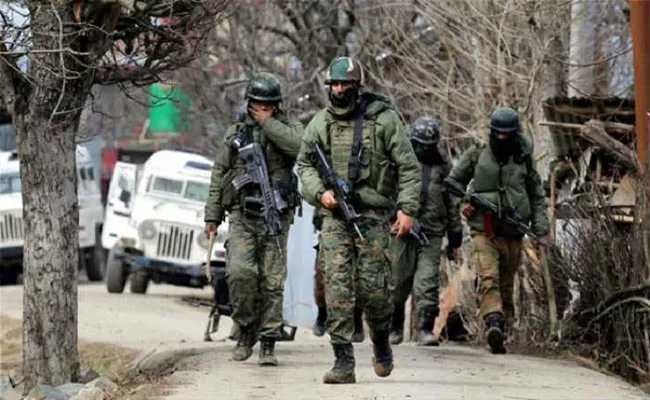 Three Lashkar Terrorists Shot Dead In Pulwama Encounter - Sakshi