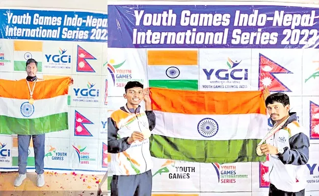 Alluri Sitarama Raju district players win medals in Indo Nepal International youth Games - Sakshi