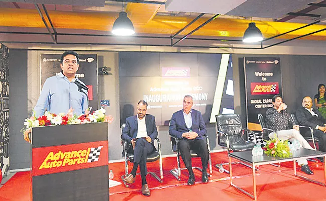 KTR Says Hyderabad To Become Automobile Hub - Sakshi