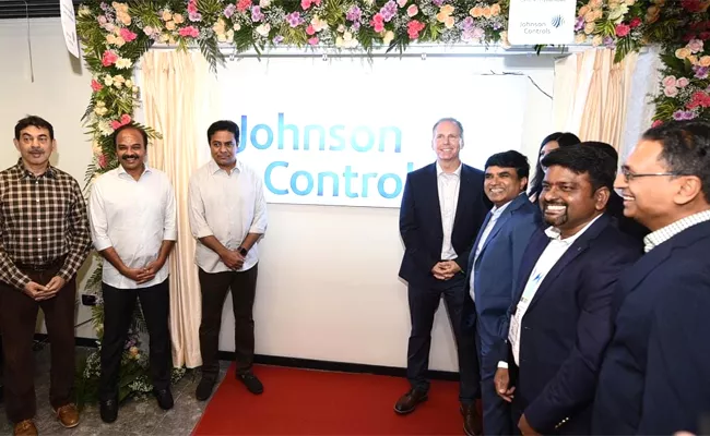 KTR inaugurated the johnson controls Open Blue Innovation Center in Hyderabad - Sakshi