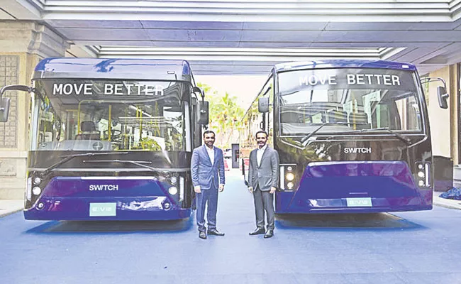 Switch Mobility Unveils Electric Bus Platform EV12 - Sakshi