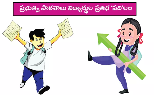 Prakasam District Govt School Students Best Marks In 10th Class - Sakshi