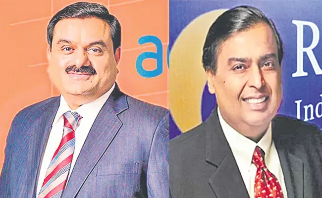 Adani Group valuation growth at 88percent, Ambani-led RIL up 13. 4percent - Sakshi