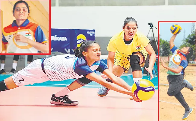 Sakshi Interview With Asian Volleyball Player Katravat Shantakumari