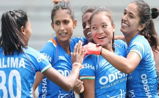 India Women Stun Olympic Silver Medallists Argentina Hockey Pro League - Sakshi