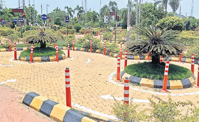 Tirupati: Office Setup Automatic Driving Test Track For Motorists Driving License - Sakshi