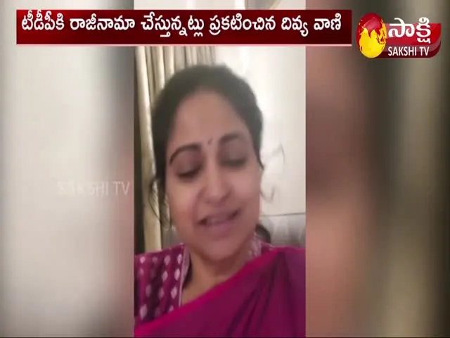 Divya Vani Meets With Chandrababu 