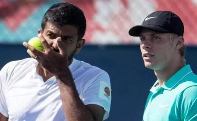 Rohan Bopanna & Denis Shapovalov exit in Semifinal from Queen s club championships - Sakshi