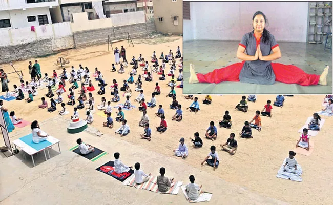 International Day of Yoga 2022: Special Article On Yoga Teacher Shilpa - Sakshi