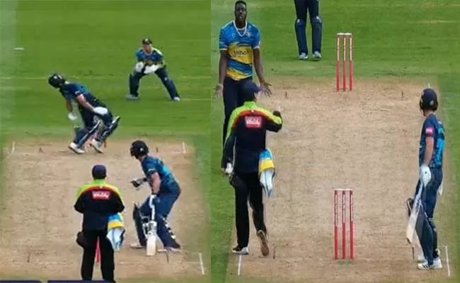 Carlos Braithwaite Throws Ball At-Batter Umpire Immediately Harsh Penalty - Sakshi