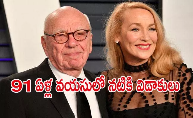 Model Jerry Hall And Media Mogul Rupert Murdoch Set To Divorce - Sakshi