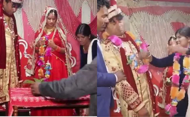 Bride Sister Slaps Bride Groom Bihari Video Viral - Sakshi