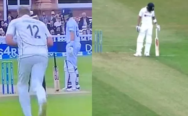 Virat Kohli Tries To Make Bat-Stand Like Joe Root But Fails Video Viral - Sakshi