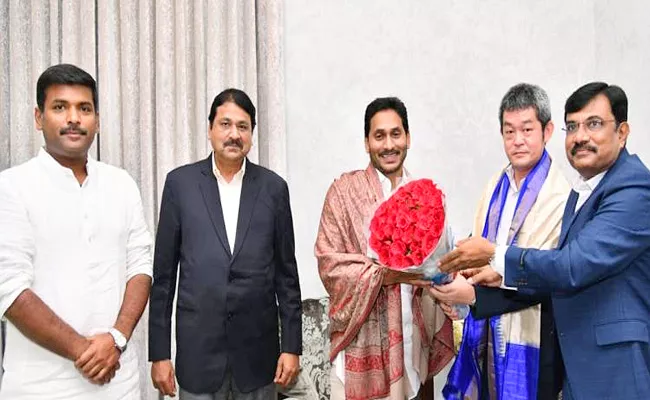 Alliance Tire Group Representatives Meet AP CM YS Jagan Tadepalli - Sakshi