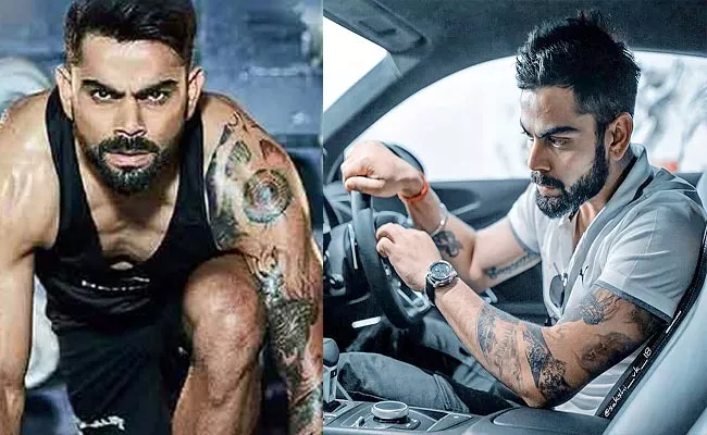 Intresting Facts Behind Virat Kohli 11 Tattoos - Sakshi