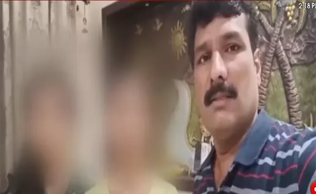 Wife missing: Husband Goes into Hiding with Children in Vikarabad - Sakshi