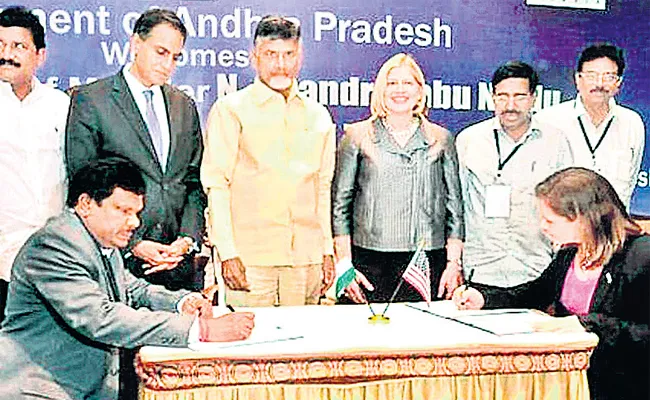 TDP Bogus Campaign at Investment Conference Visakhapatnam - Sakshi