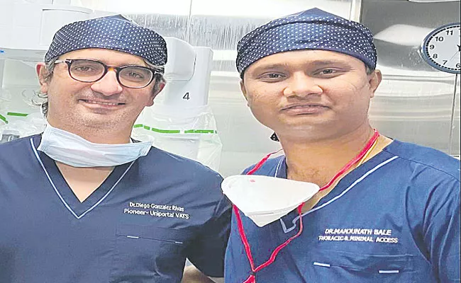 Thoracic Robotic Surgery For The First Time In Asia - Sakshi