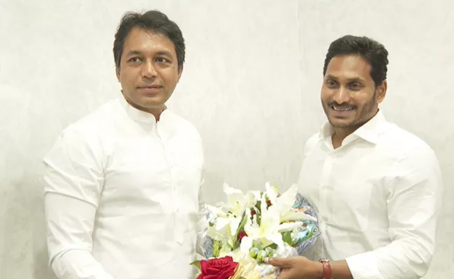 Atmakur MLA Mekapati Vikram Reddy Meets CM YS Jagan - Sakshi