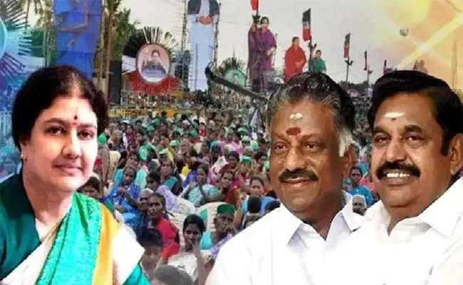 Sasikala Hold Separate Road Shows For AIADMK - Sakshi