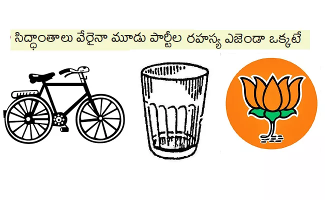 TDP And Janasena Are Collaborating Internally With BJP - Sakshi