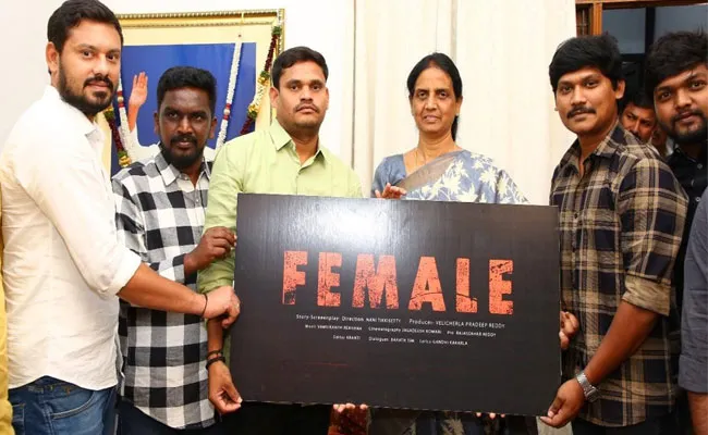 Minister Sabitha Indra Reddy Launched Title Poster Of Female Movie - Sakshi