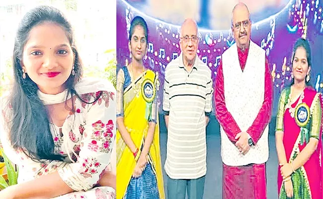 Special Story Young Singer Jahnavi Says Late SP Balasubrahmanyam My Guru - Sakshi