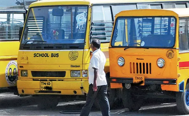 Tamil Nadu: cctv Cameras And Sensors Compulsory In Every School Buses - Sakshi